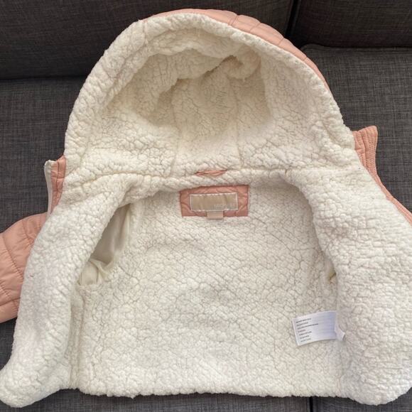 Michael Kors fleece Sherpa lined puffer coats jacket for girls 4T FREE SHIPPING - Picture 12 of 12